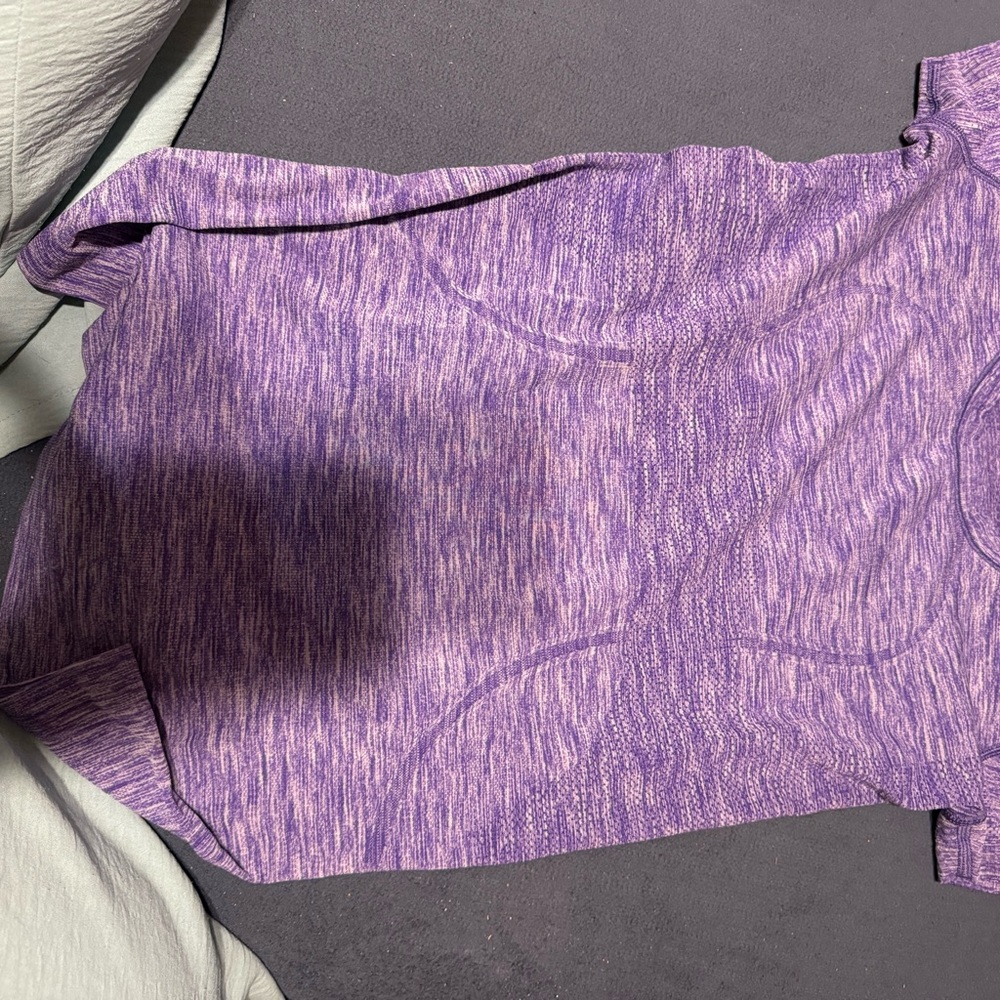 lululemon athletica Purple Short Sleeve Tee